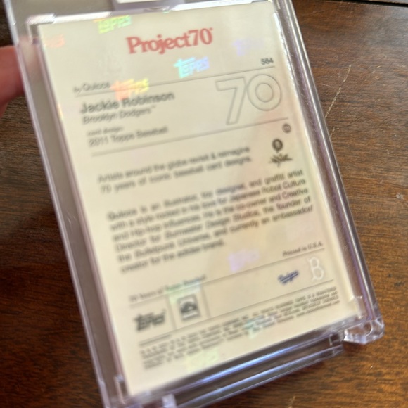 Topps • Jackie Robinson • Baseball Card - Picture 3 of 3